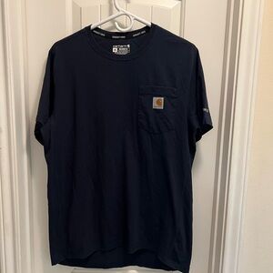 Carhartt Men's Navy Blue Pocket T-Shirt